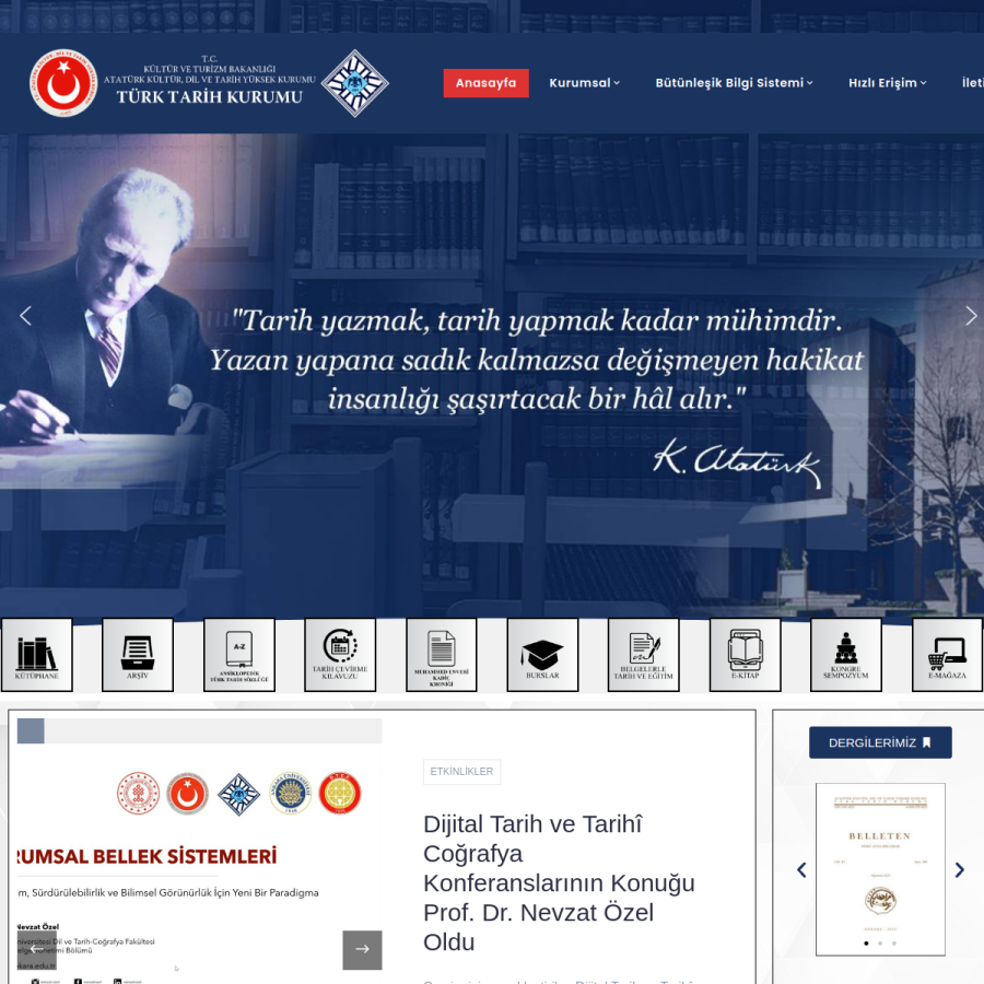 ttk.gov.tr homepage screenshot