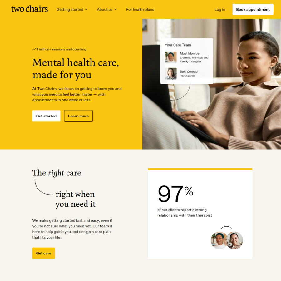 twochairs.com homepage screenshot