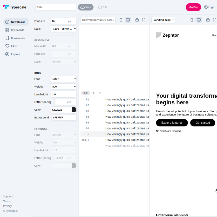 typescale.com homepage screenshot