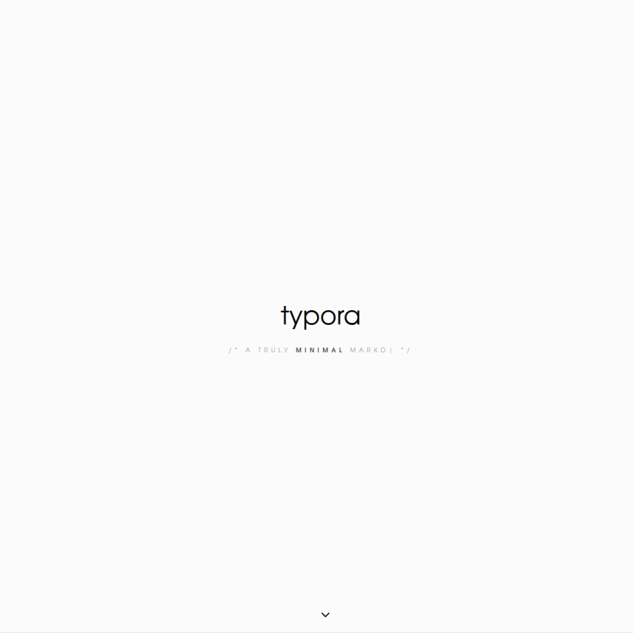 typora.io homepage screenshot