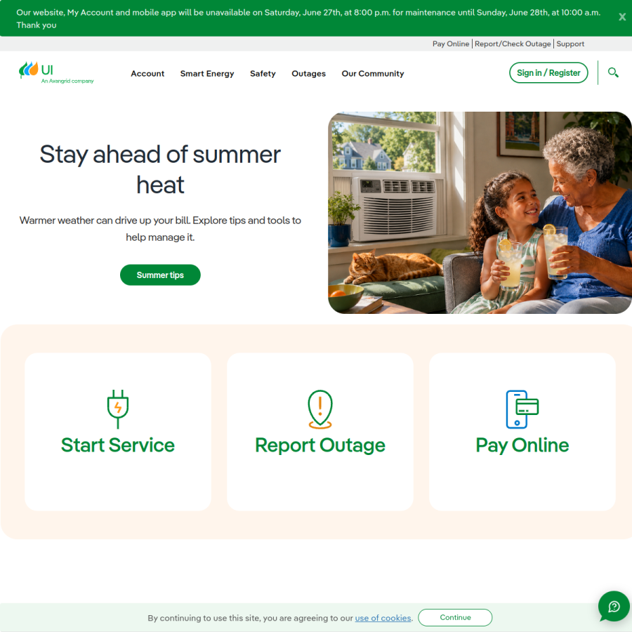 uinet.com homepage screenshot