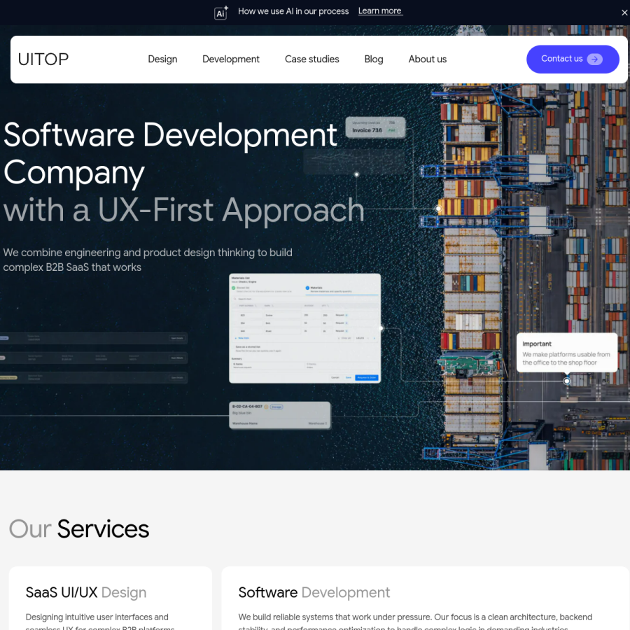 uitop.design homepage screenshot