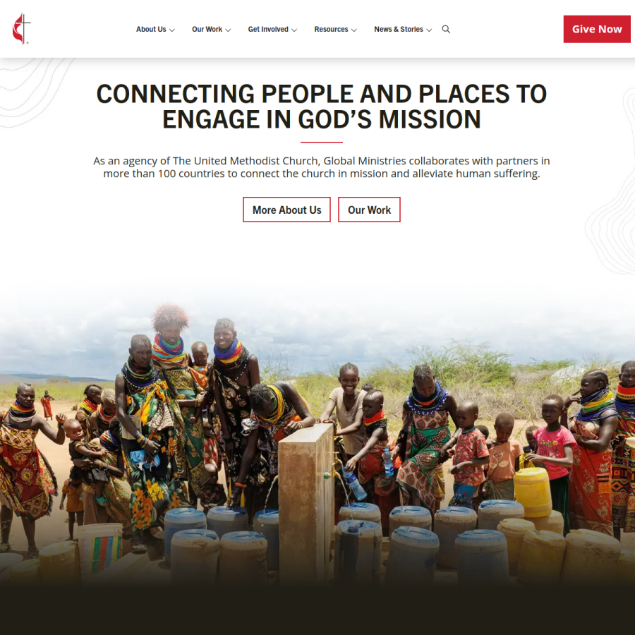 umcmission.org homepage screenshot