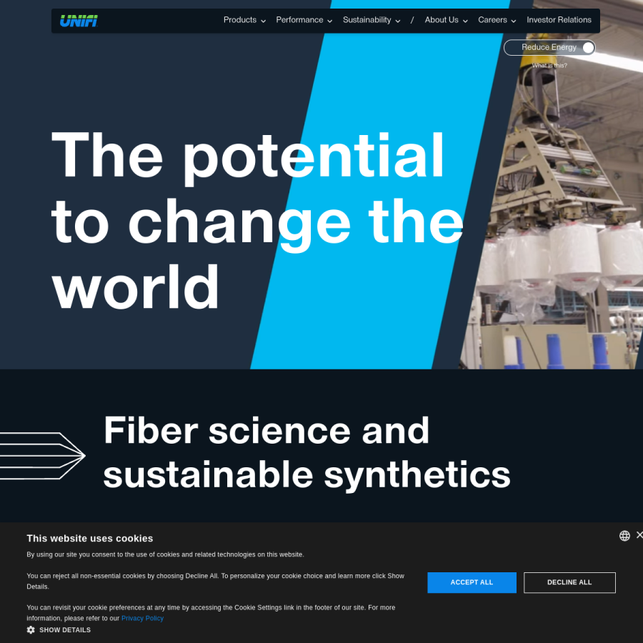 unifi.com homepage screenshot