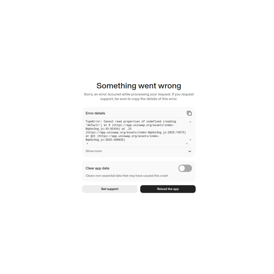 uniswap.org homepage screenshot