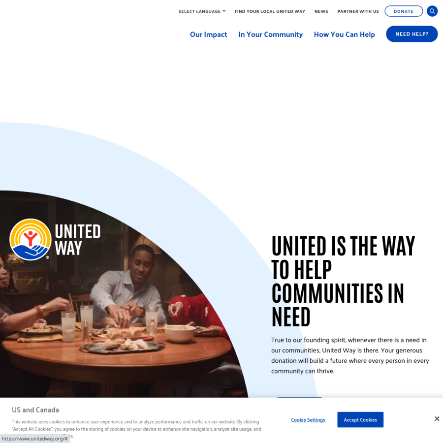 unitedway.org homepage screenshot