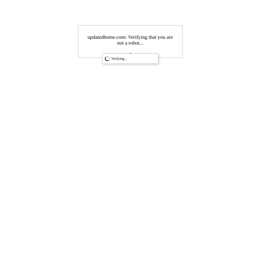 updatedhome.com homepage screenshot