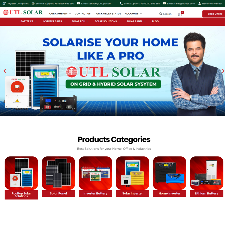 upsinverter.com homepage screenshot
