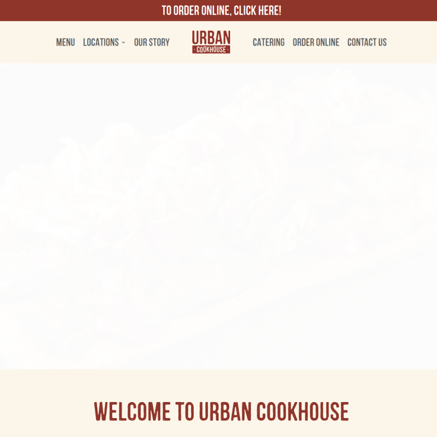 urbancookhouse.com homepage screenshot