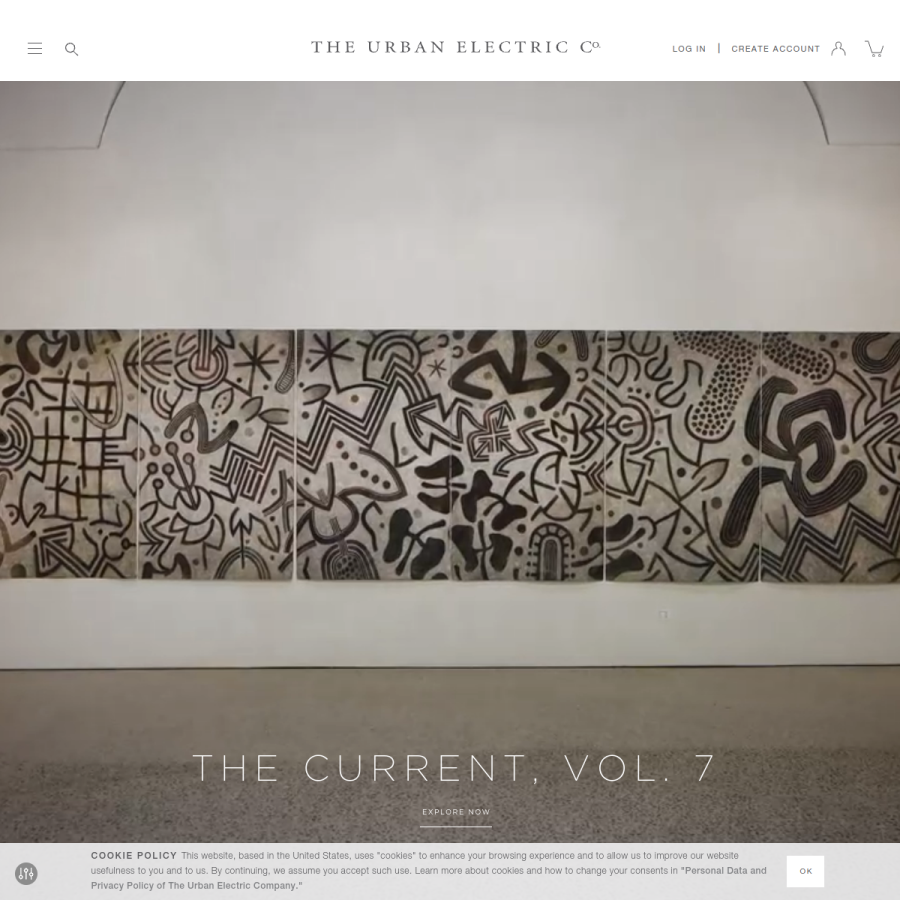 urbanelectric.com homepage screenshot