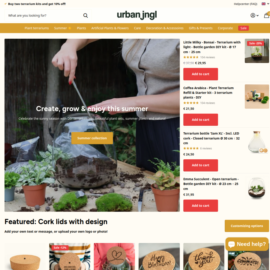 urbanjngl.com homepage screenshot