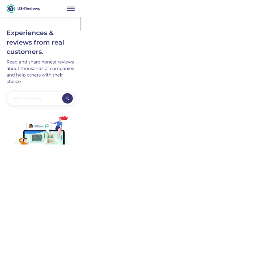 us-reviews.com homepage screenshot