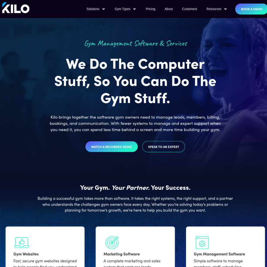 usekilo.com homepage screenshot
