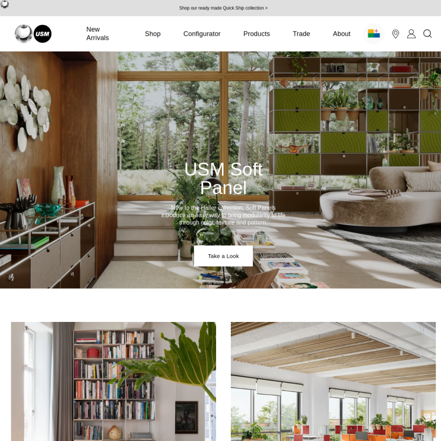 usm.com homepage screenshot