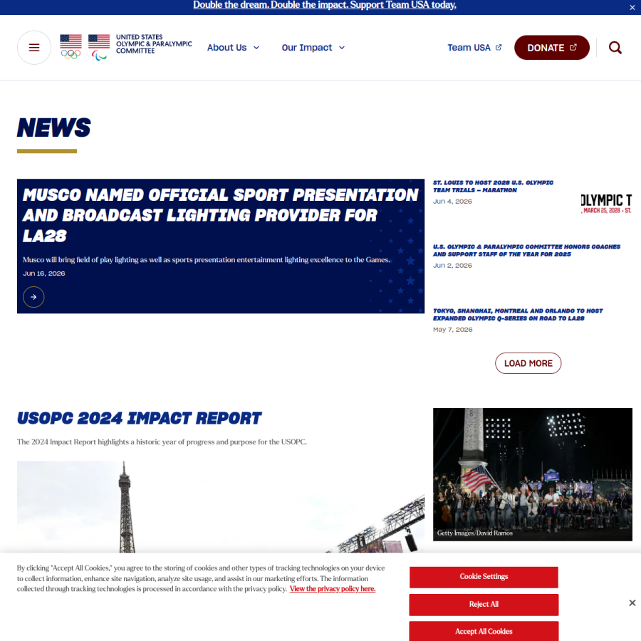 usopc.org homepage screenshot