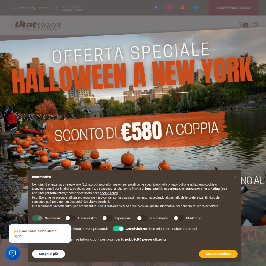utat.it homepage screenshot