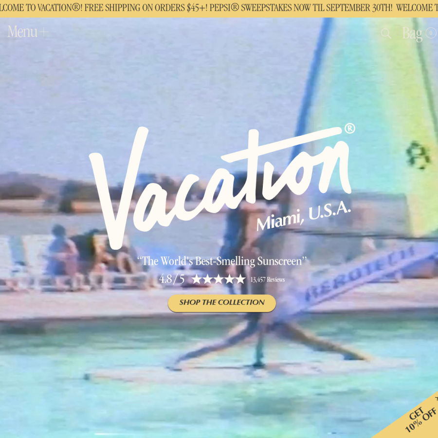 vacation.inc homepage screenshot