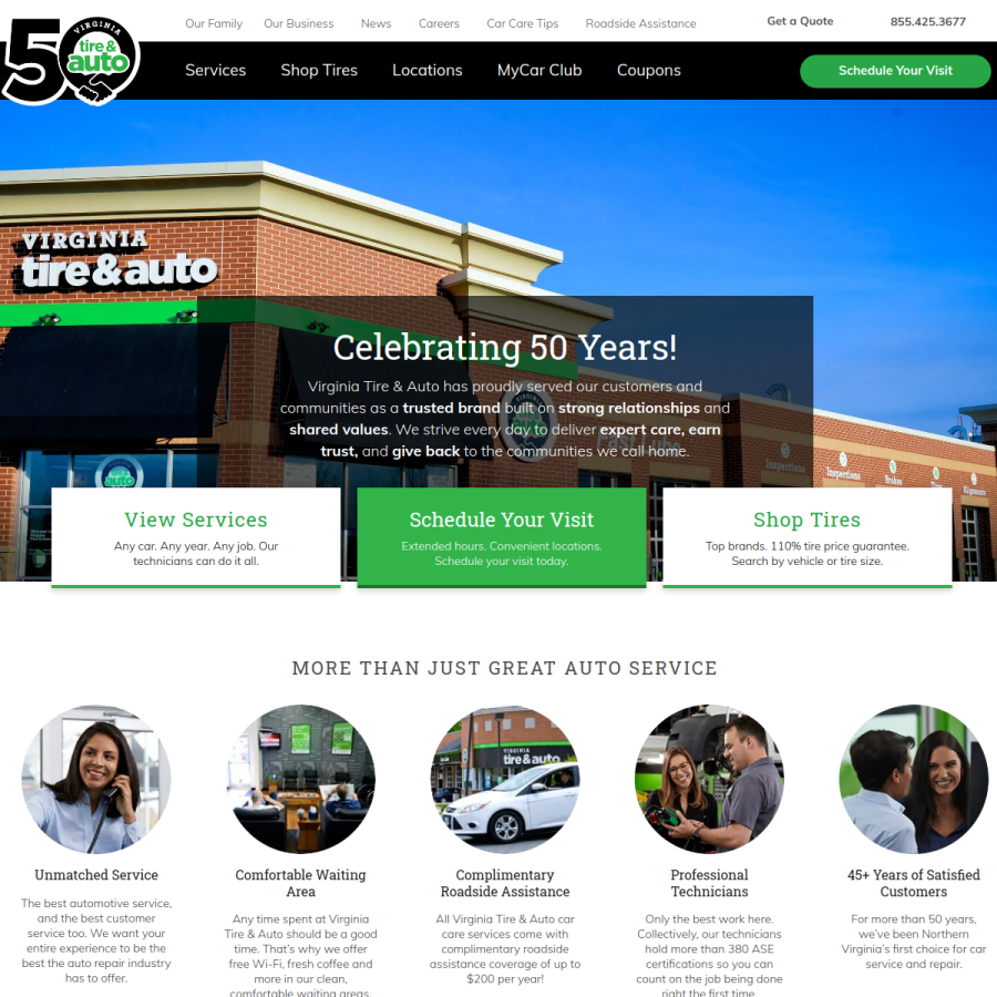 vatire.com homepage screenshot