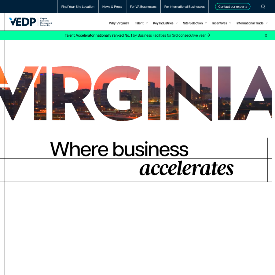 vedp.org homepage screenshot