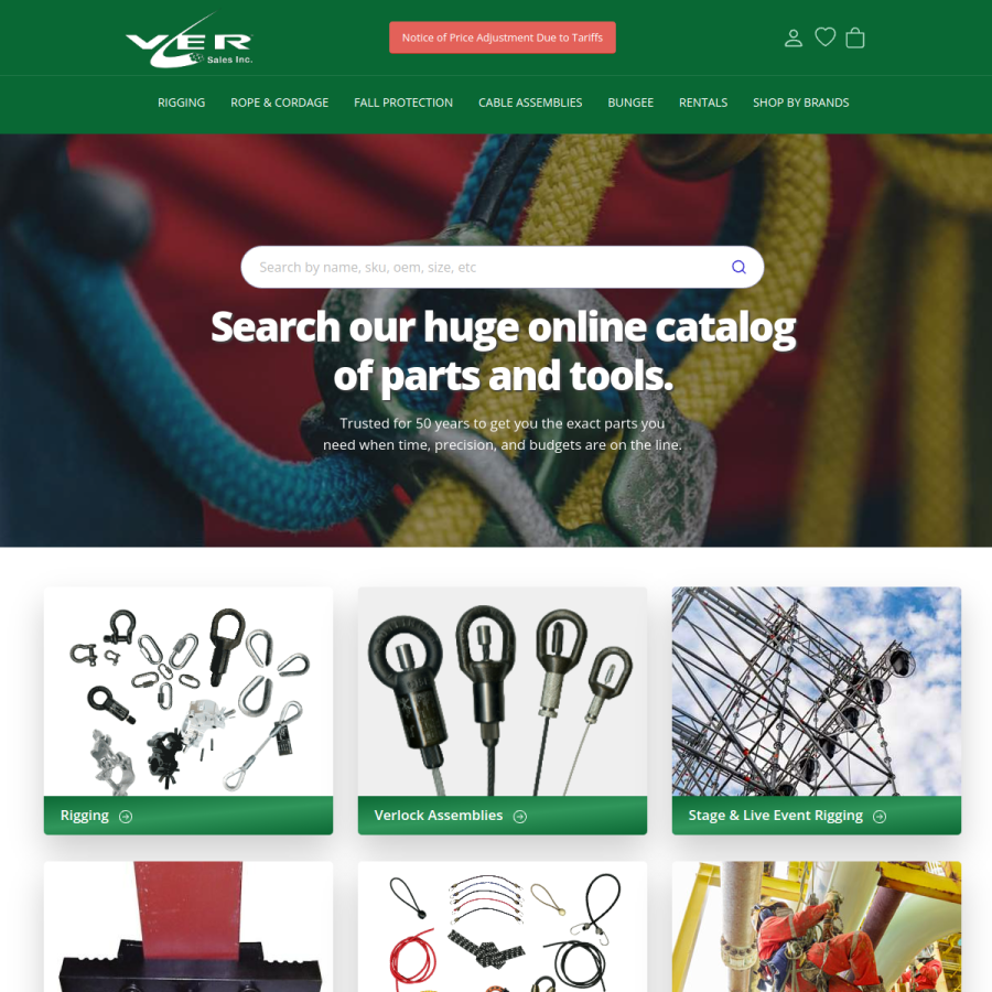 versales.com homepage screenshot