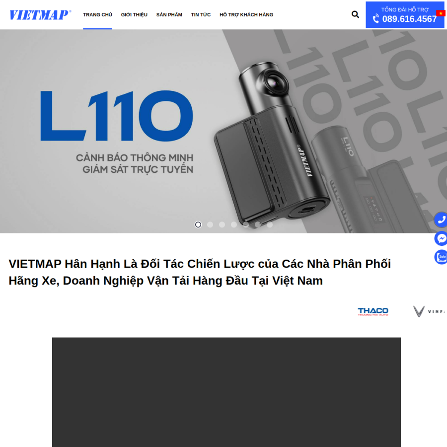 vietmap.vn homepage screenshot