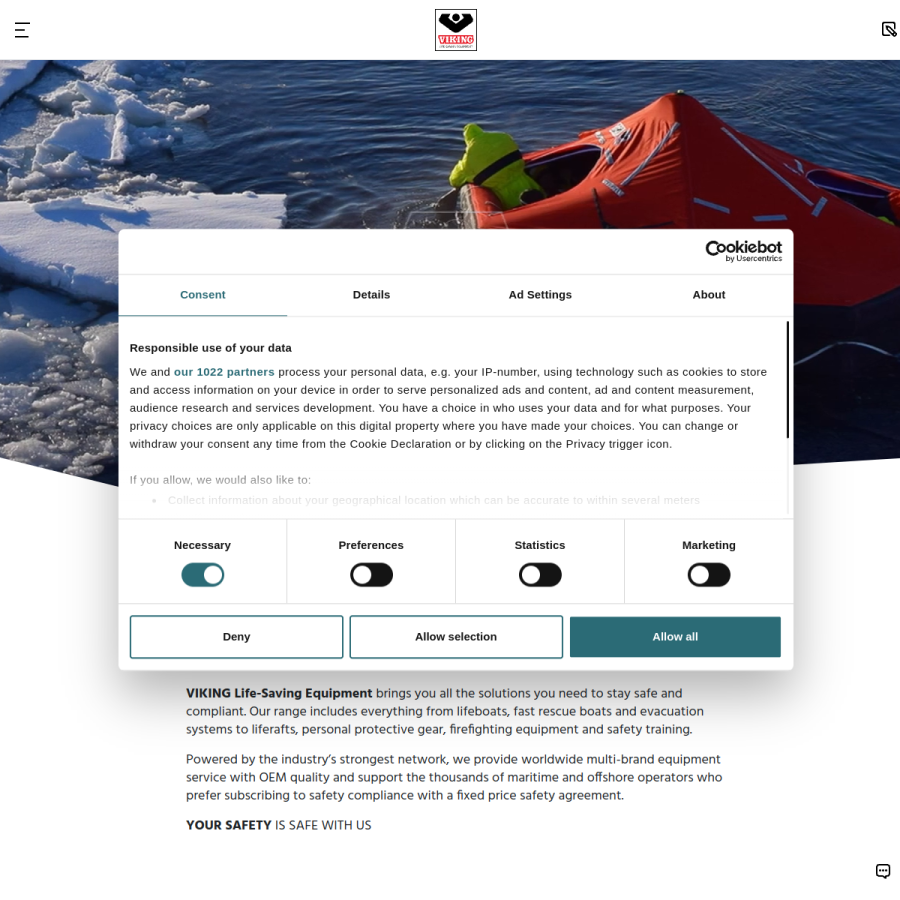 viking-life.com homepage screenshot