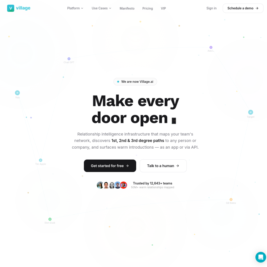 village.do homepage screenshot