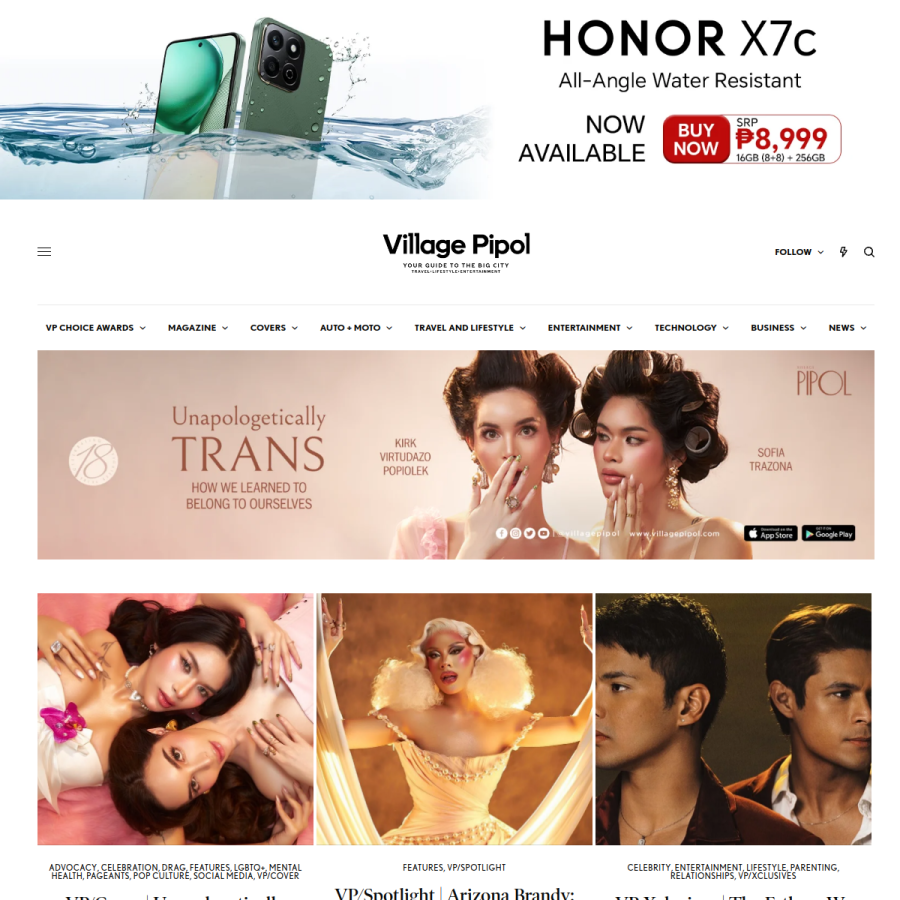 villagepipol.com homepage screenshot
