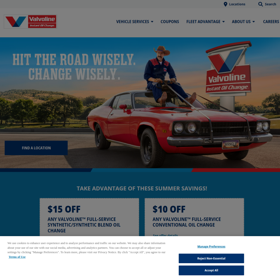 vioc.com homepage screenshot