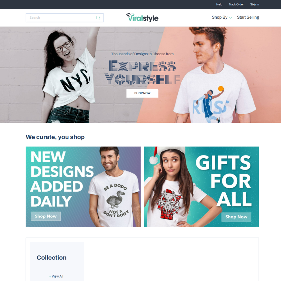 viralstyle.com homepage screenshot