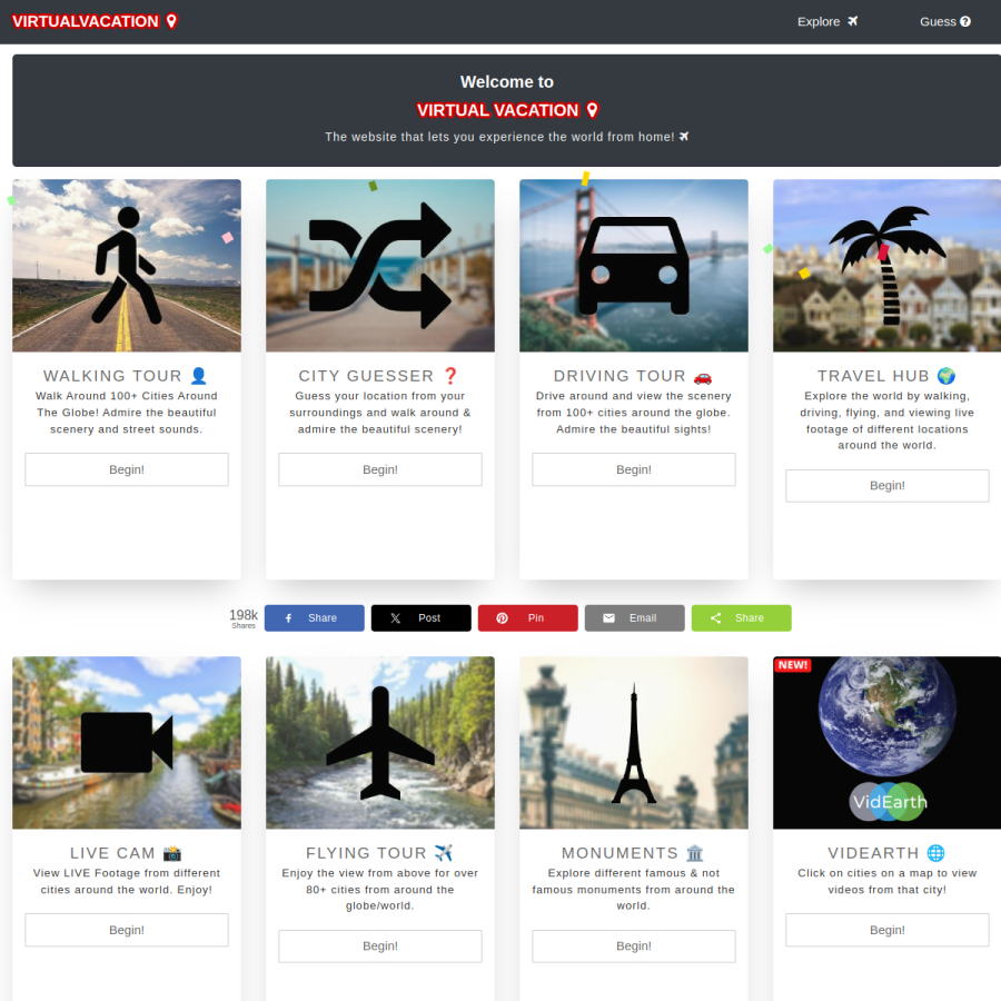 virtualvacation.us homepage screenshot