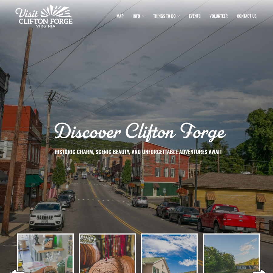 visitcliftonforgeva.com homepage screenshot
