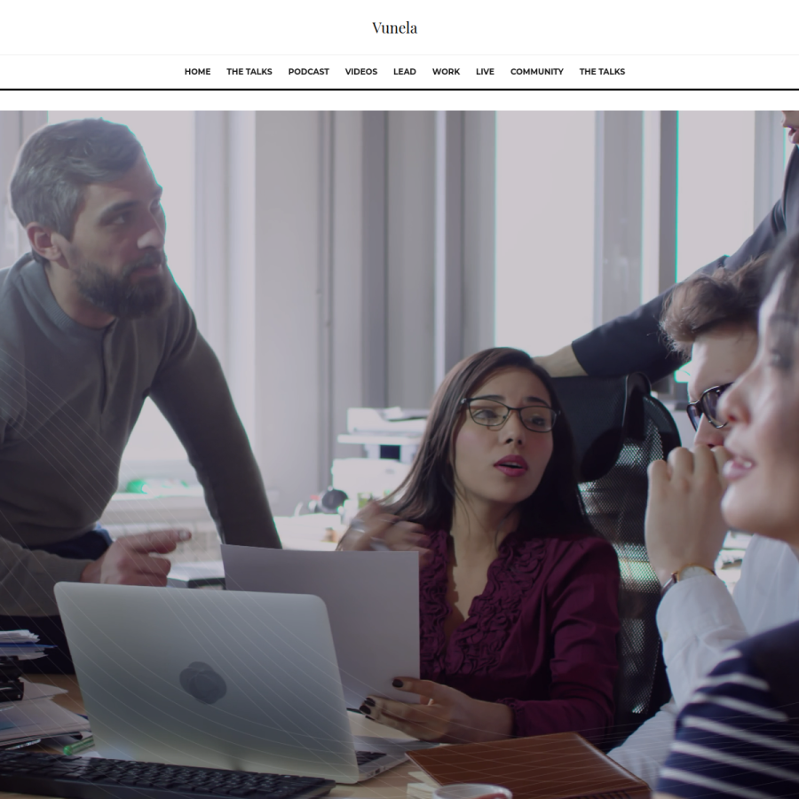 vunela.com homepage screenshot