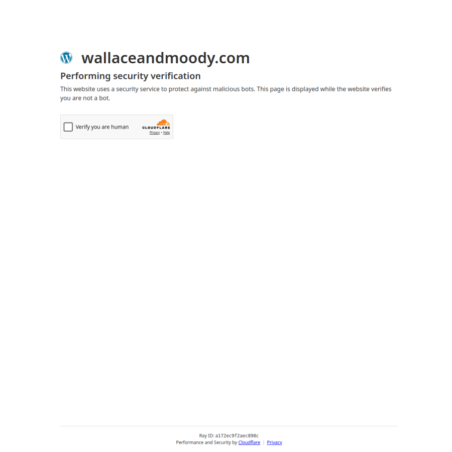 wallaceandmoody.com homepage screenshot