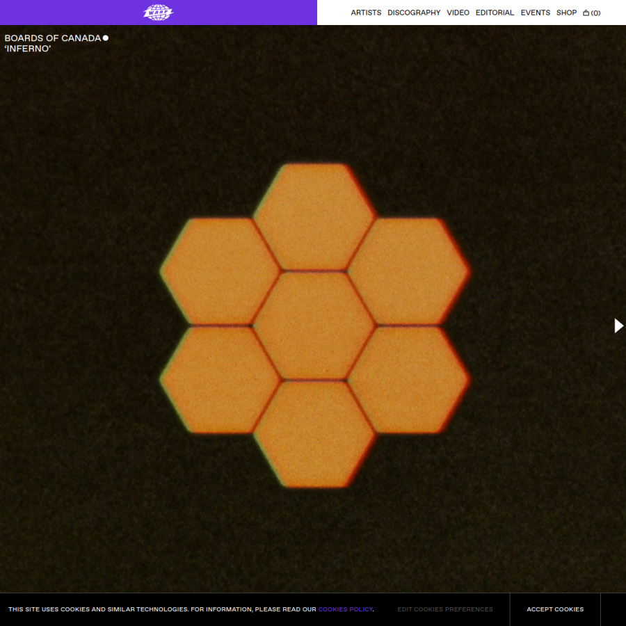 warp.net homepage screenshot