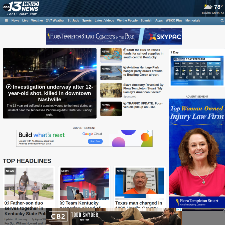 wbko.com homepage screenshot