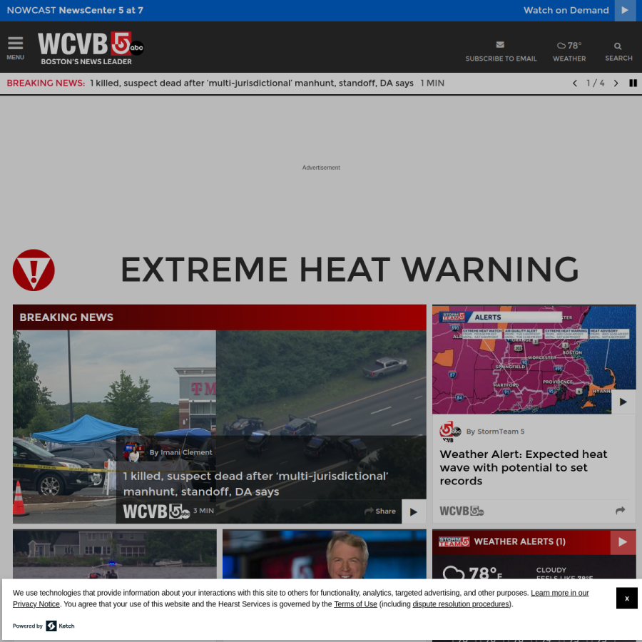 wcvb.com homepage screenshot