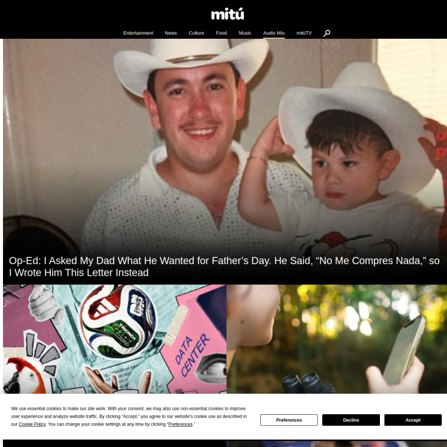 wearemitu.com homepage screenshot
