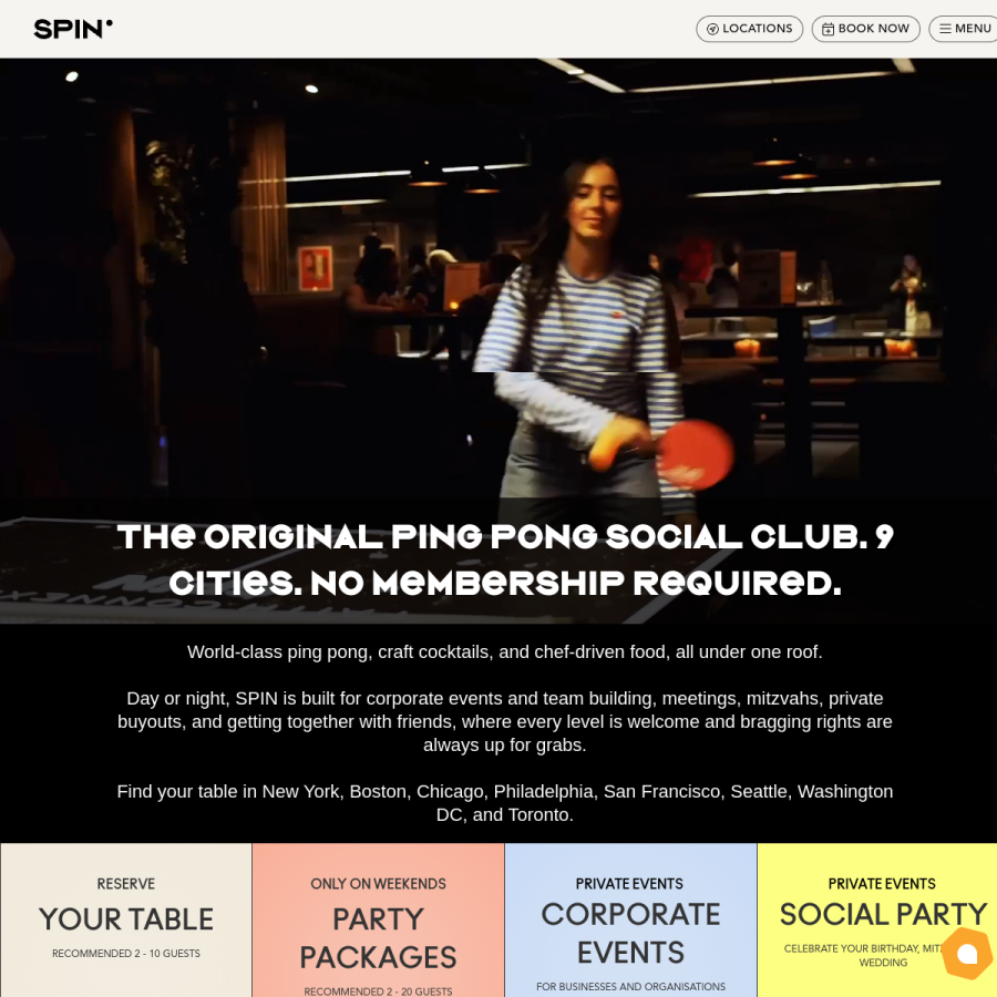 wearespin.com homepage screenshot