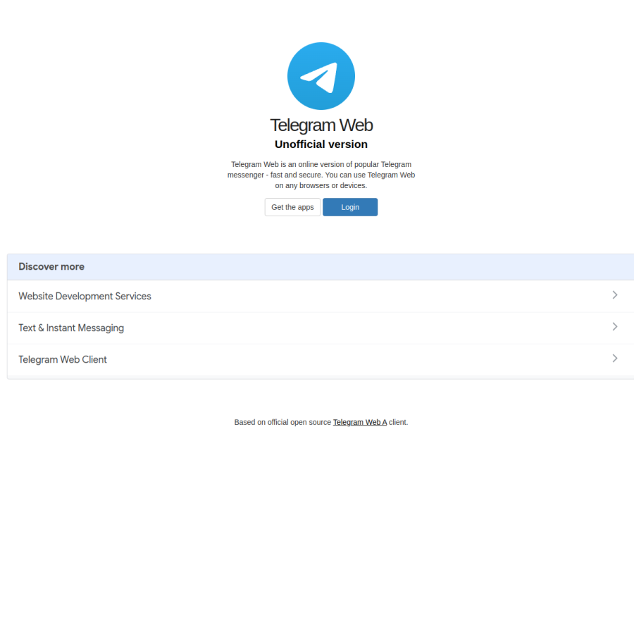 webogram.org homepage screenshot