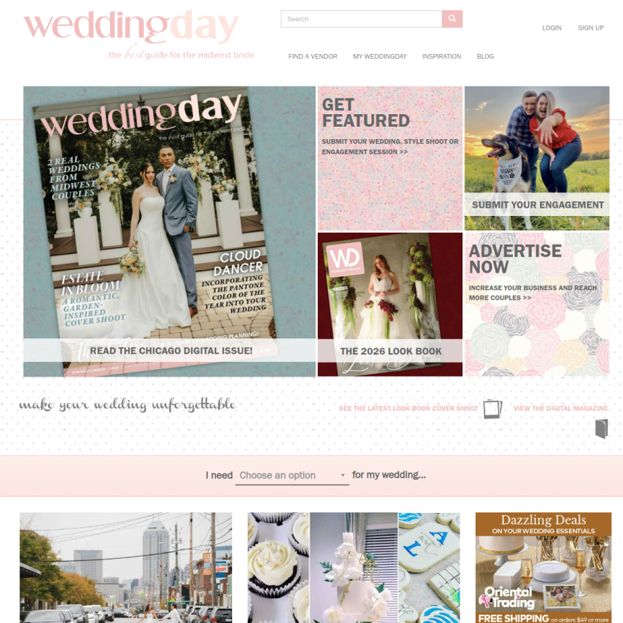 weddingday-online.com homepage screenshot