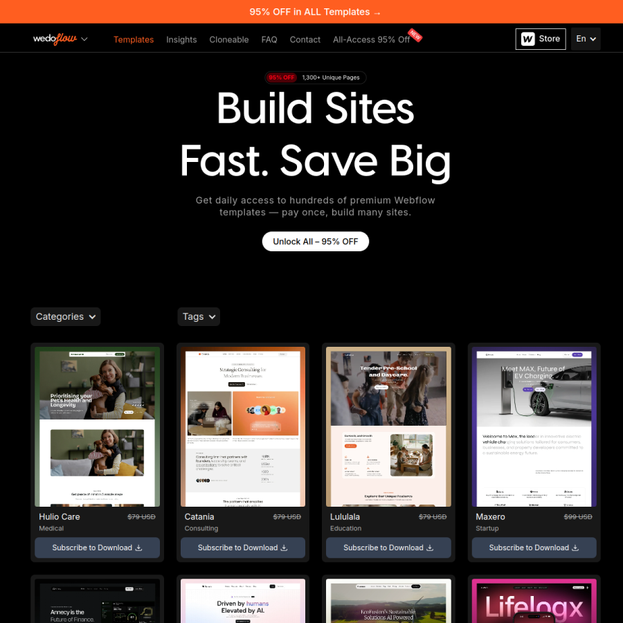 wedoflow.com homepage screenshot