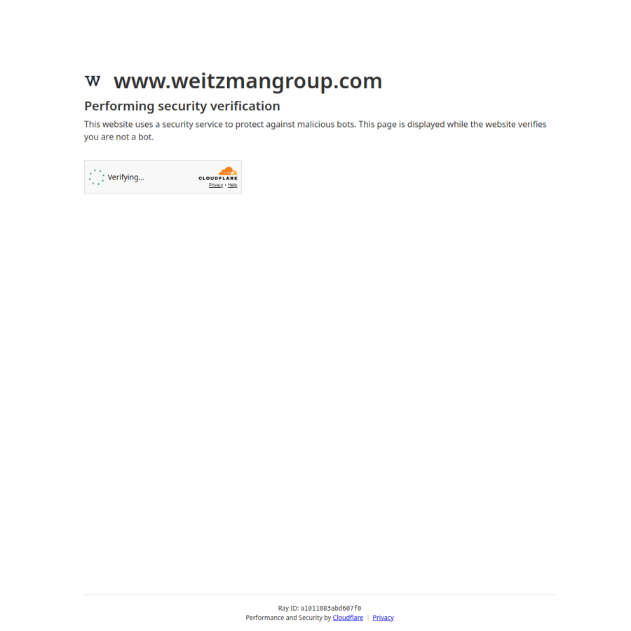 weitzmangroup.com homepage screenshot