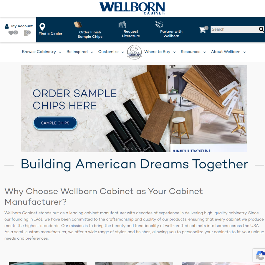 wellborn.com homepage screenshot