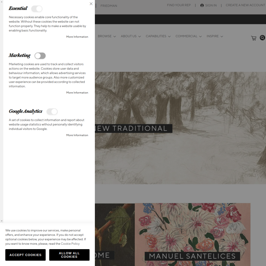 wendoverart.com homepage screenshot