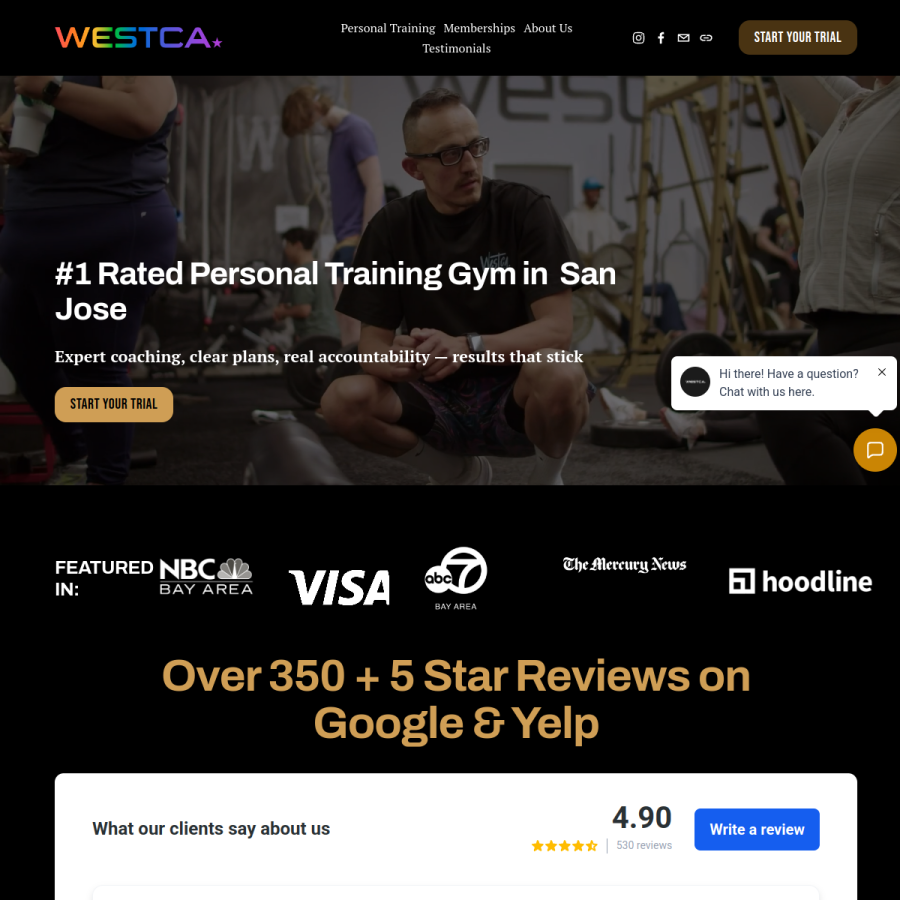 westcasj.com homepage screenshot