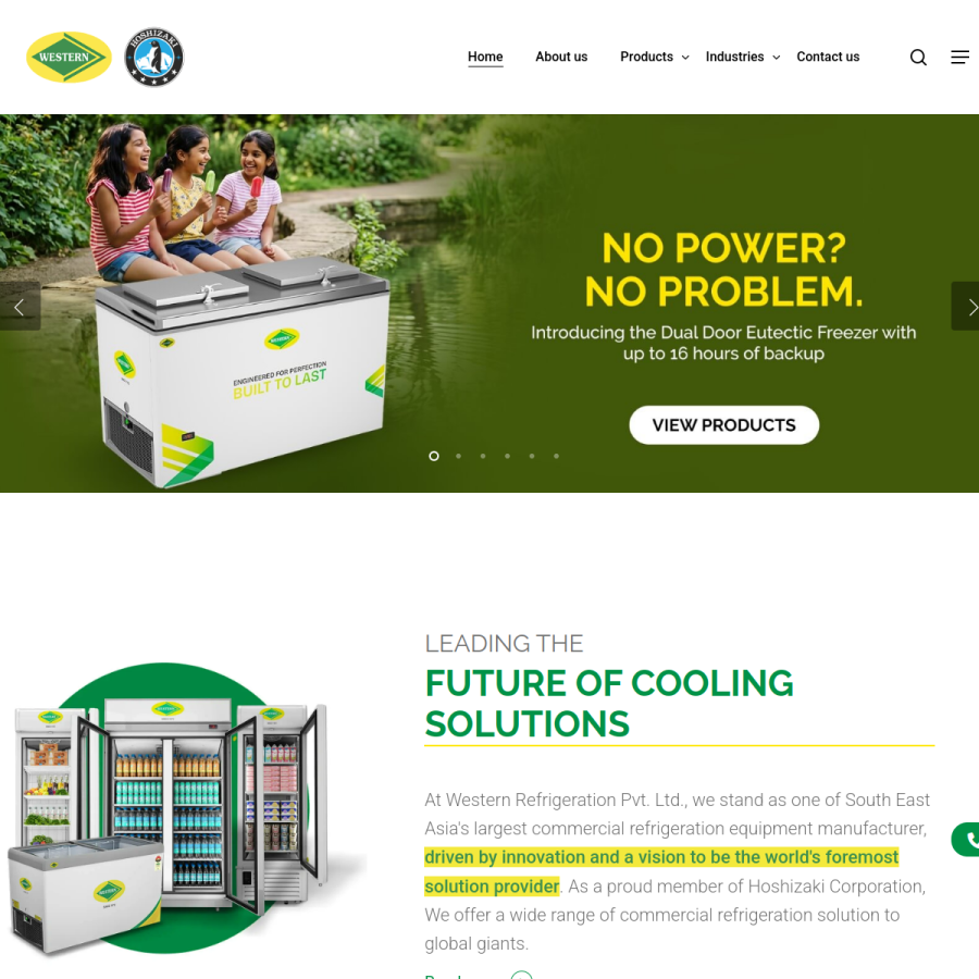 westernequipments.com homepage screenshot