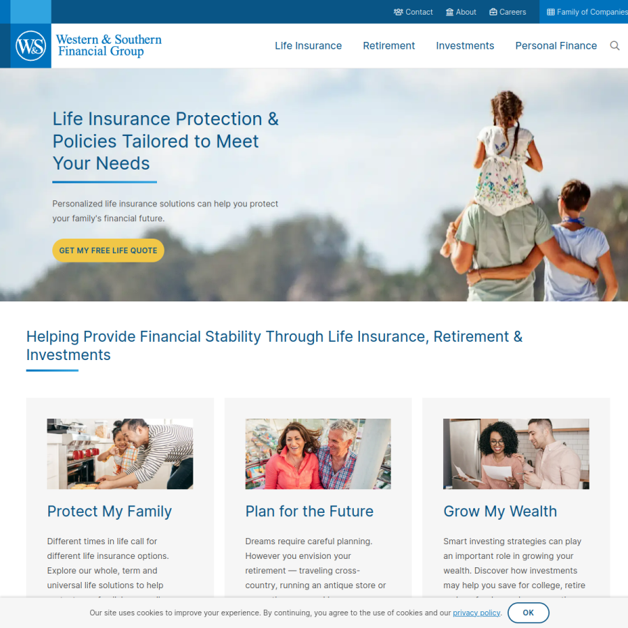 westernsouthern.com homepage screenshot
