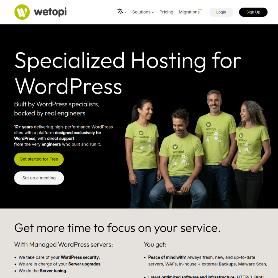 wetopi.com homepage screenshot