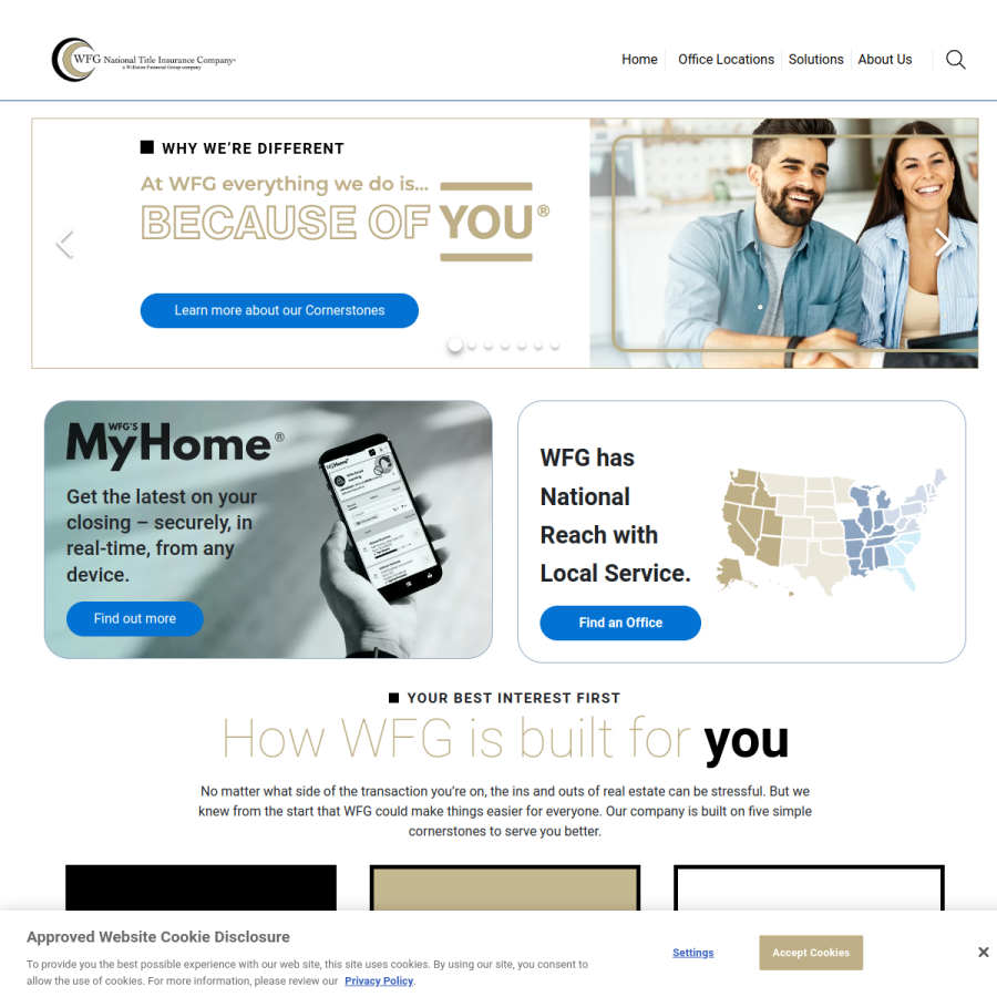 wfgtitle.com homepage screenshot
